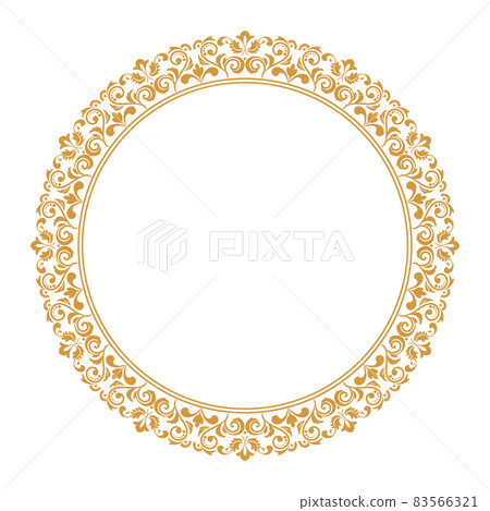 Decorative frame Elegant element for design in Eastern Decorative frame Elegant element for design in Eastern 83566321