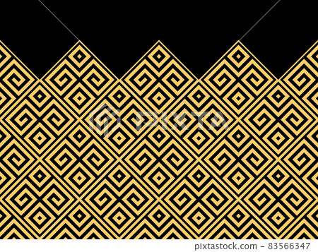 Abstract geometric pattern. Modern background. Gold  83566347