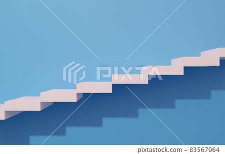 3D material_simple stairs 3D material_simple stairs 83567064