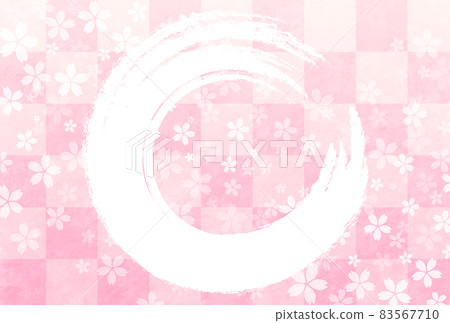Japanese style vector illustration background of spring cherry blossoms Japanese style vector illustration background of spring cherry blossoms 83567710