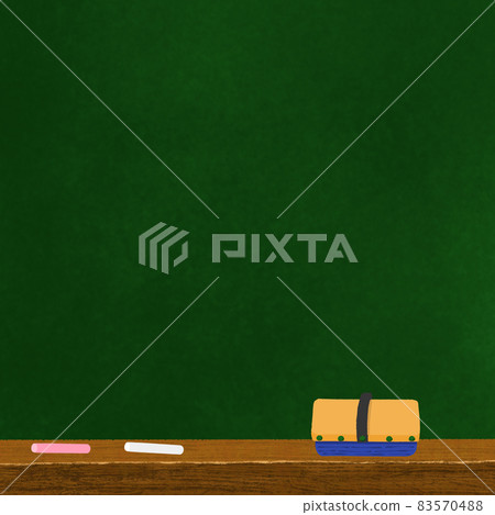 Blackboard illustration: Blackboard background material: Blackboard eraser / with chalk 1: 1 83570488