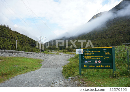 New Zealand Devil's Punch Bowl Waterfall 83570593