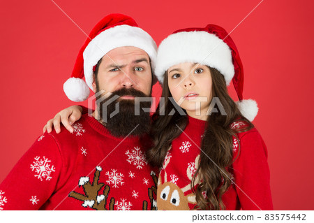 Concentrated faces. Merry christmas. Bearded man Concentrated faces. Merry christmas. Bearded man 83575442
