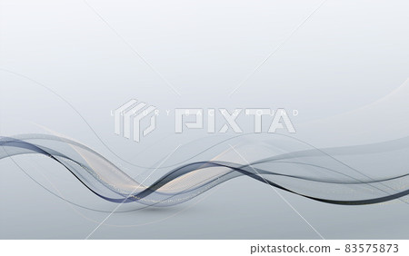 Vector abstract colorful flowing wave lines. Design element for wedding invitation, greeting card 83575873