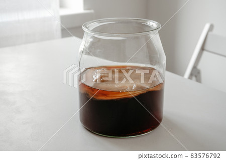 Organic homemade kombucha fermented tea 83576792