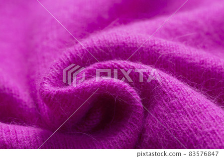 Texture of pink angora knit fabric Texture of pink angora knit fabric 83576847