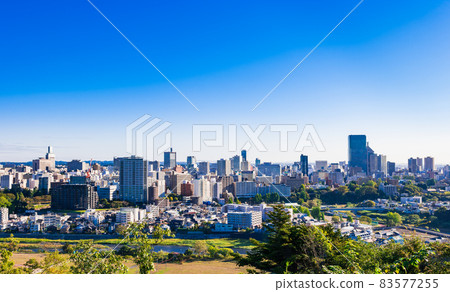 Autumn Sendai Hirose River and city center Autumn Sendai Hirose River and city center 83577255