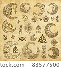 Magic banner for astrology, divination, magic. 83577500