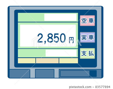 Taxi fare meter Taxi fare meter 83577894