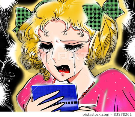 70's Shojo Manga A blonde vertical roll lady who was shocked like thunder when she saw a small deposit balance passbook 70's Shojo Manga A blonde vertical roll lady who was shocked like thunder when she saw a small deposit balance passbook 83578261