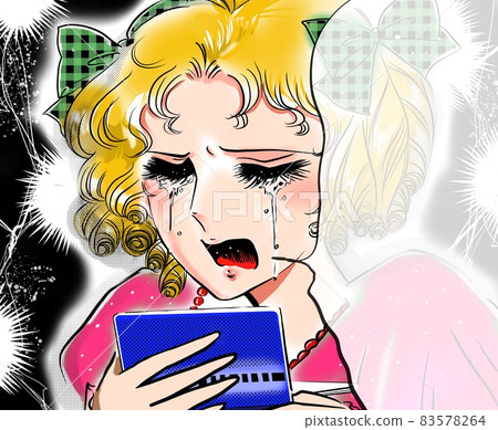 70's Shojo Manga A blonde vertical roll lady who was shocked like thunder when she saw a small deposit balance passbook 70's Shojo Manga A blonde vertical roll lady who was shocked like thunder when she saw a small deposit balance passbook 83578264