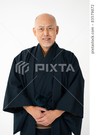 日式服裝老人和服 83579872
