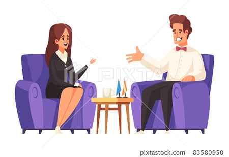 Political Interview Show Composition 83580950