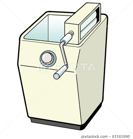 One-tank washing machine (with roller squeezer) [Nostalgic Showa home appliances] 83581090