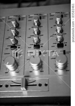 Vintage sound equipment, vintage color Vintage sound equipment, vintage color 83581461