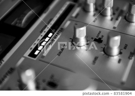 Vintage sound equipment, vintage color 83581904
