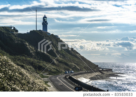 靜岡縣最南端御前崎海岸的早晨 靜岡縣最南端御前崎海岸的早晨 83583033