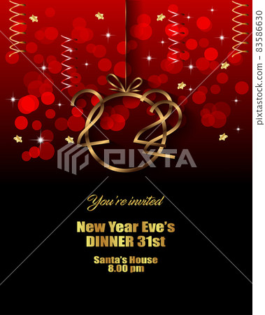 2022 Happy New Year background for your seasonal invitations, festive posters, greetings cards. 2022 Happy New Year background for your seasonal invitations, festive posters, greetings cards. 83586630