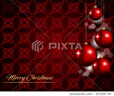 2022 Elegant merry christmas background for your covers or cards. 83586736