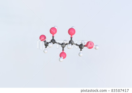 Ribose molecule, scientific molecular model, looping 3d animation Ribose molecule, scientific molecular model, looping 3d animation 83587417