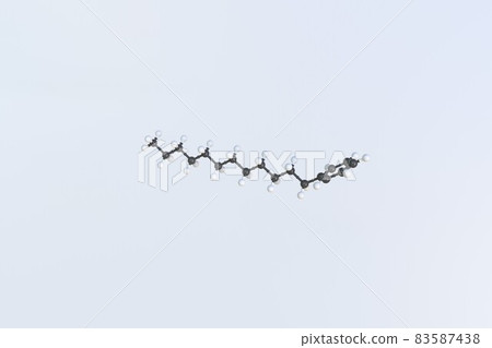 Dodecylbenzene molecule, isolated molecular... - Stock Illustration ...