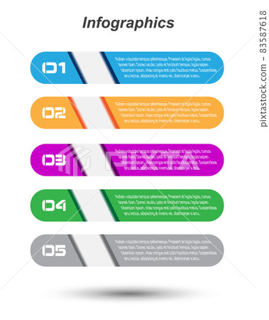 Infographics banners for web layout. 83587618