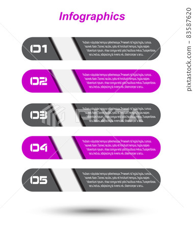 Infographics banners for web layout. 83587620