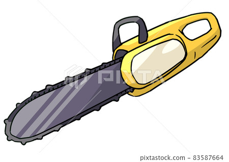 Chainsaw illustration 83587664