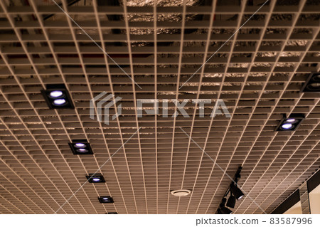 interior design in shades of brown: slatted ceiling with intermittent beams interior design in shades of brown: slatted ceiling with intermittent beams 83587996