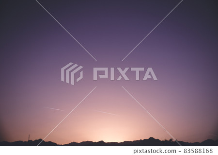 Sunset at Dahab, a diving resort in the Red Sea, Sinai Peninsula, Egypt Sunset at Dahab, a diving resort in the Red Sea, Sinai Peninsula, Egypt 83588168