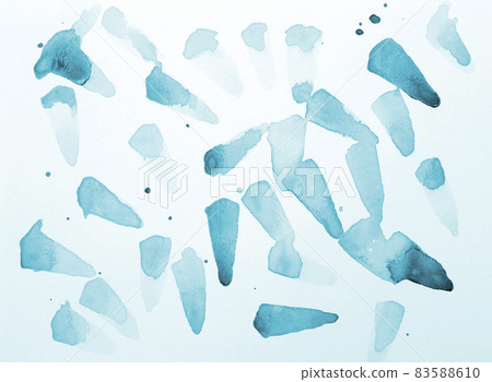 Abstract blue watercolor on paper texture as background design Abstract blue watercolor on paper texture as background design 83588610