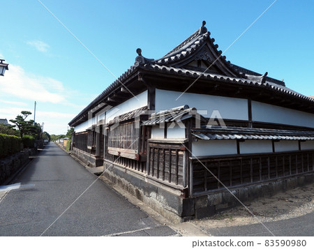 Scenery with a samurai residence in Horiuchi, Hagi City Scenery with a samurai residence in Horiuchi, Hagi City 83590980