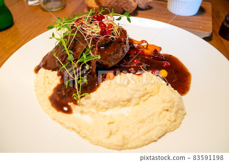 Stewed elk, Estonian regional cuisine 83591198