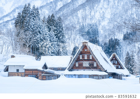 Suganuma Gassho-zukuri Village (Winter) 83591632