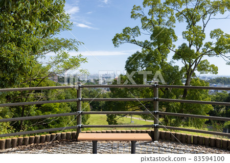 三重縣四日市市南丘公園北區/小山上的風景 83594100