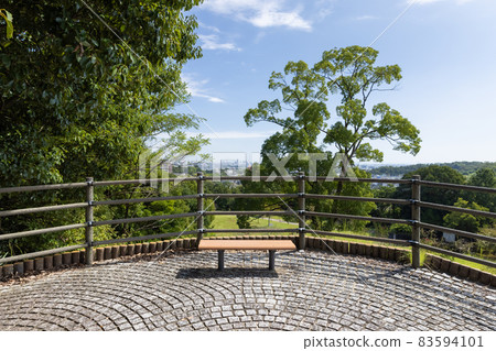 Yokkaichi City, Mie Prefecture Southern Hill Park North Zone / Scenery from a small mountain with a view 83594101