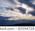 Angel's ladder on the mountaintop 83594728