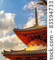 Sunset illuminating the Kitain Tahoto 83594733