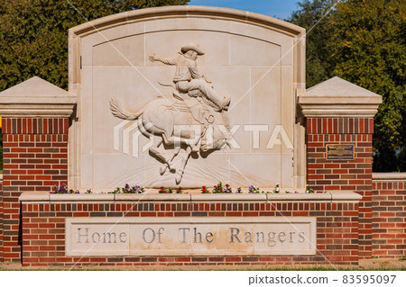 Sunny view of the Home of the Rangers sign of Northwestern Oklahoma State University Sunny view of the Home of the Rangers sign of Northwestern Oklahoma State University 83595097