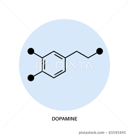 Dopamine formula icon Dopamine formula icon 83595845