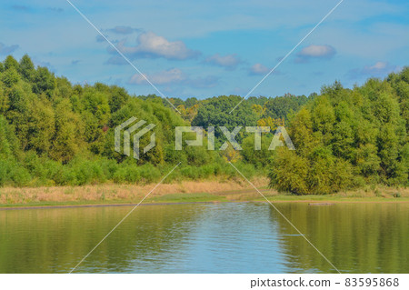 Beautiful view of Staunton River State park in Halifax County, Virginia  83595868
