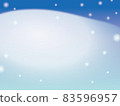 Winter background on a snowy night 83596957
