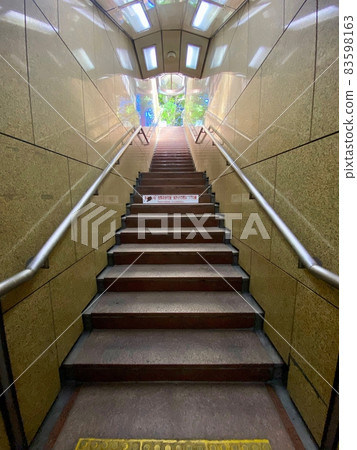 Stairs in the underpass Stairs in the underpass 83598163