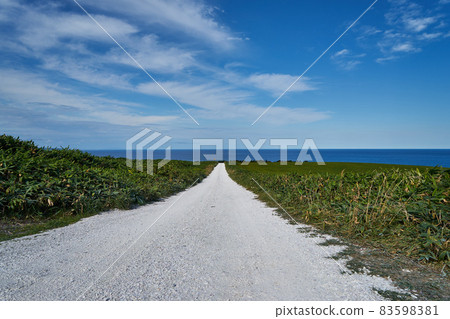 Wakkanai City, Hokkaido Soya Hills and Soya Bay 83598381