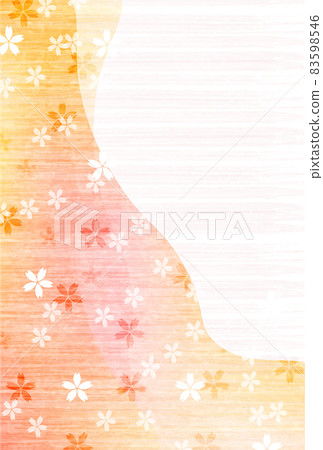 New Year's card Japanese pattern background 83598546