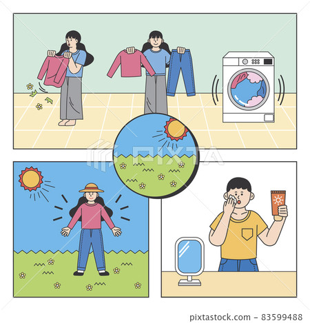 summer precautions for skin troubles, skin care 83599488
