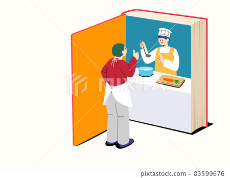 cook recipe book, chef teaching recipes cook recipe book, chef teaching recipes 83599676