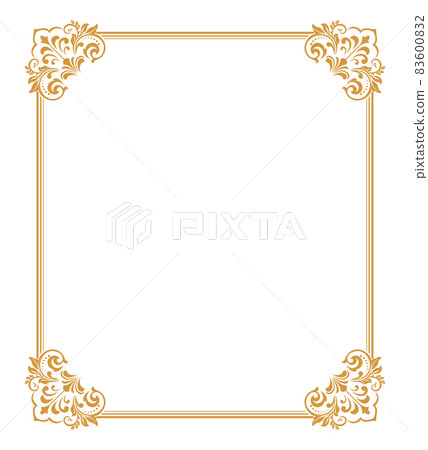Decorative frame Elegant element for design Decorative frame Elegant element for design 83600832