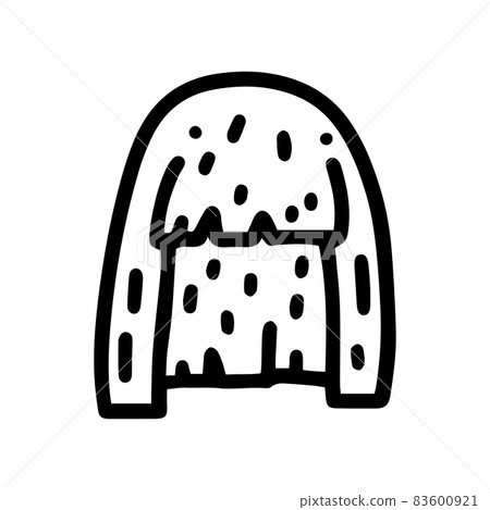 wig line vector doodle simple icon design wig line vector doodle simple icon design 83600921