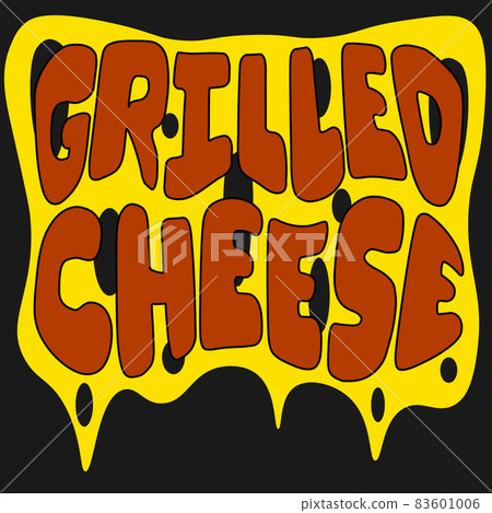 melted cheese lettering logo with dripping lettering and cheese melted cheese lettering logo with dripping lettering and cheese 83601006